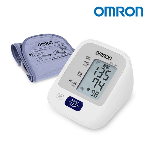 오므론 HEM-7121 가정용 자동전자혈압계 혈압측정기
